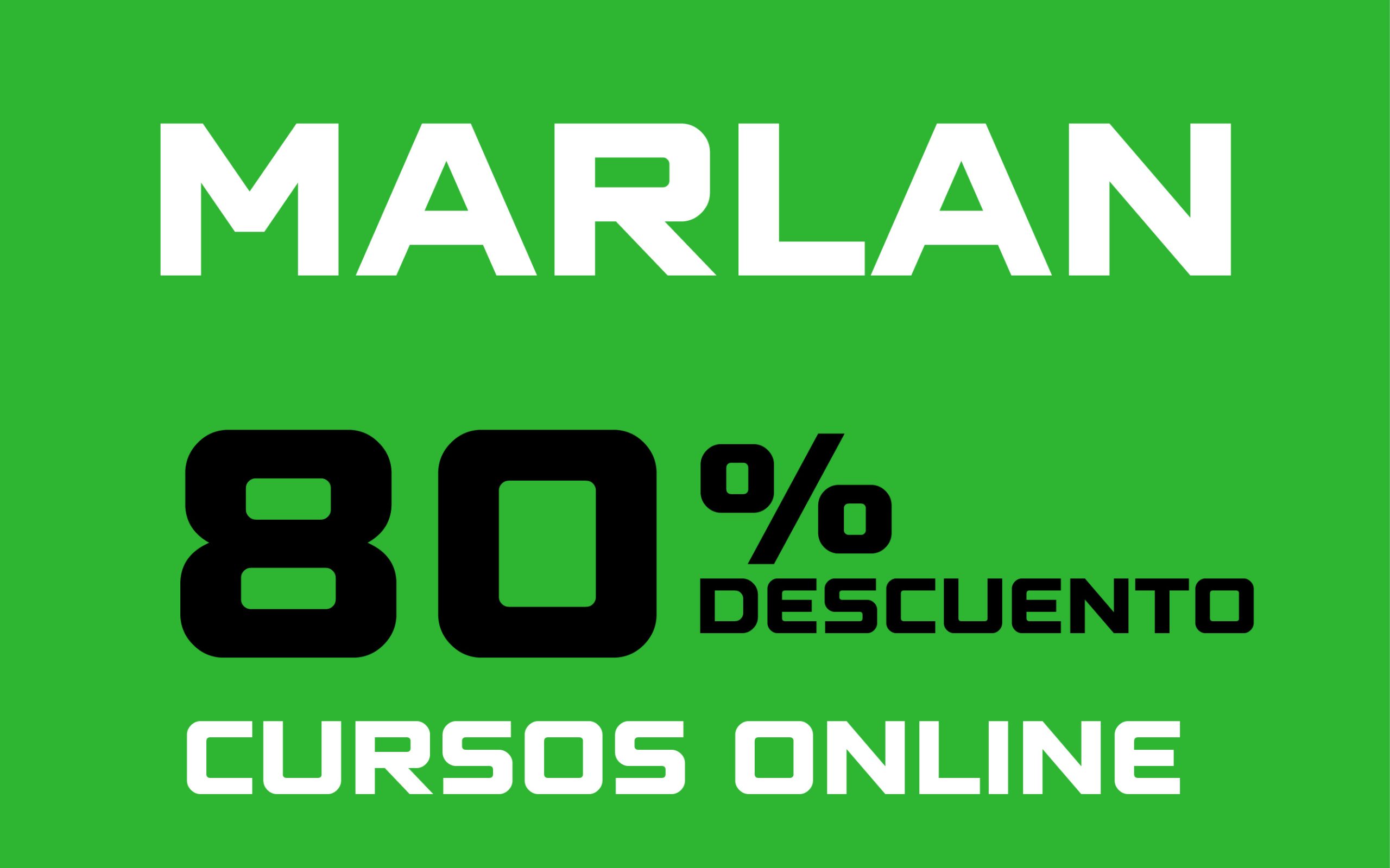 ¡Oferta de viernes negro de MARLAN! Los mejores cursos desde $ 9.99